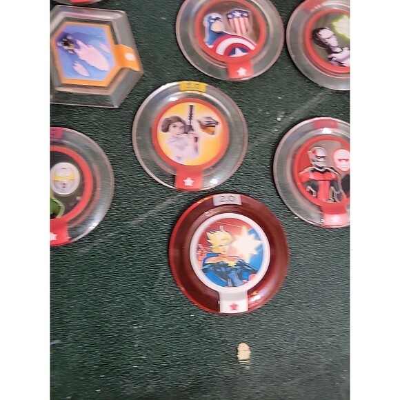 Disney Infinity Power Disc Lot 2.0 3.0 Star Wars super Heroes etc.. Lot - Picture 6 of 7